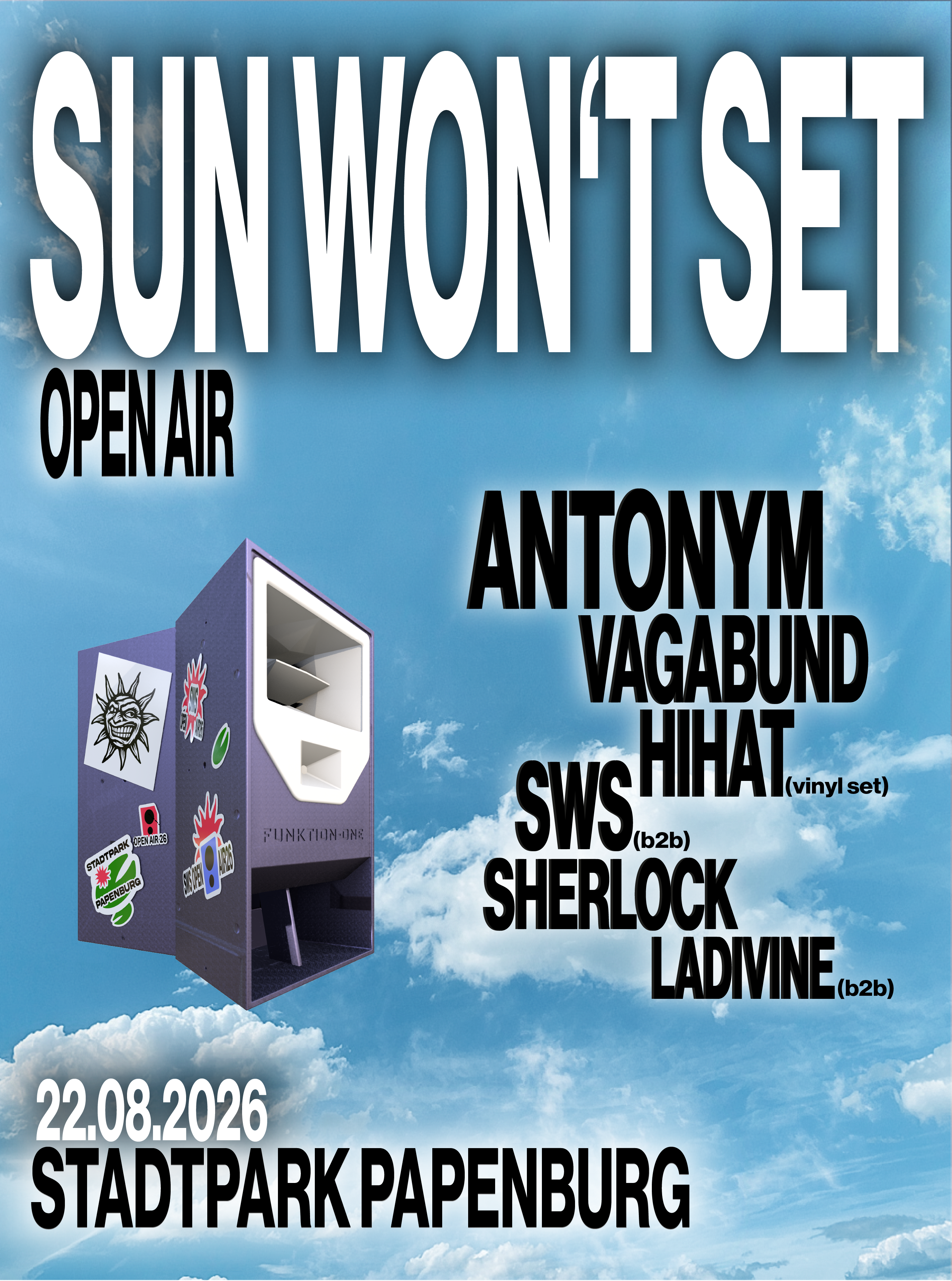 SWS Open Air 2026 Flyer